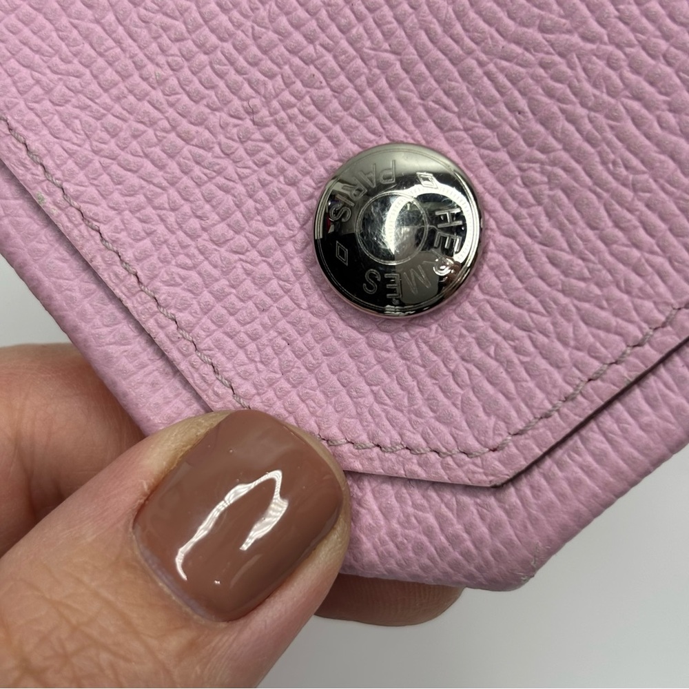 Authentic Hermes Luvan Cattle Epsom Mini Coin Pouch - Picture 7 of 13